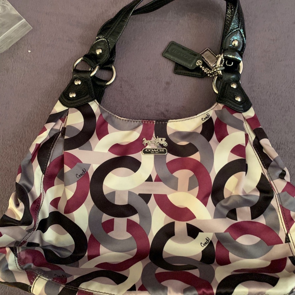 Coach Maggie interlocking C Sateen bag